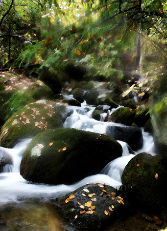 Watercolor Falls